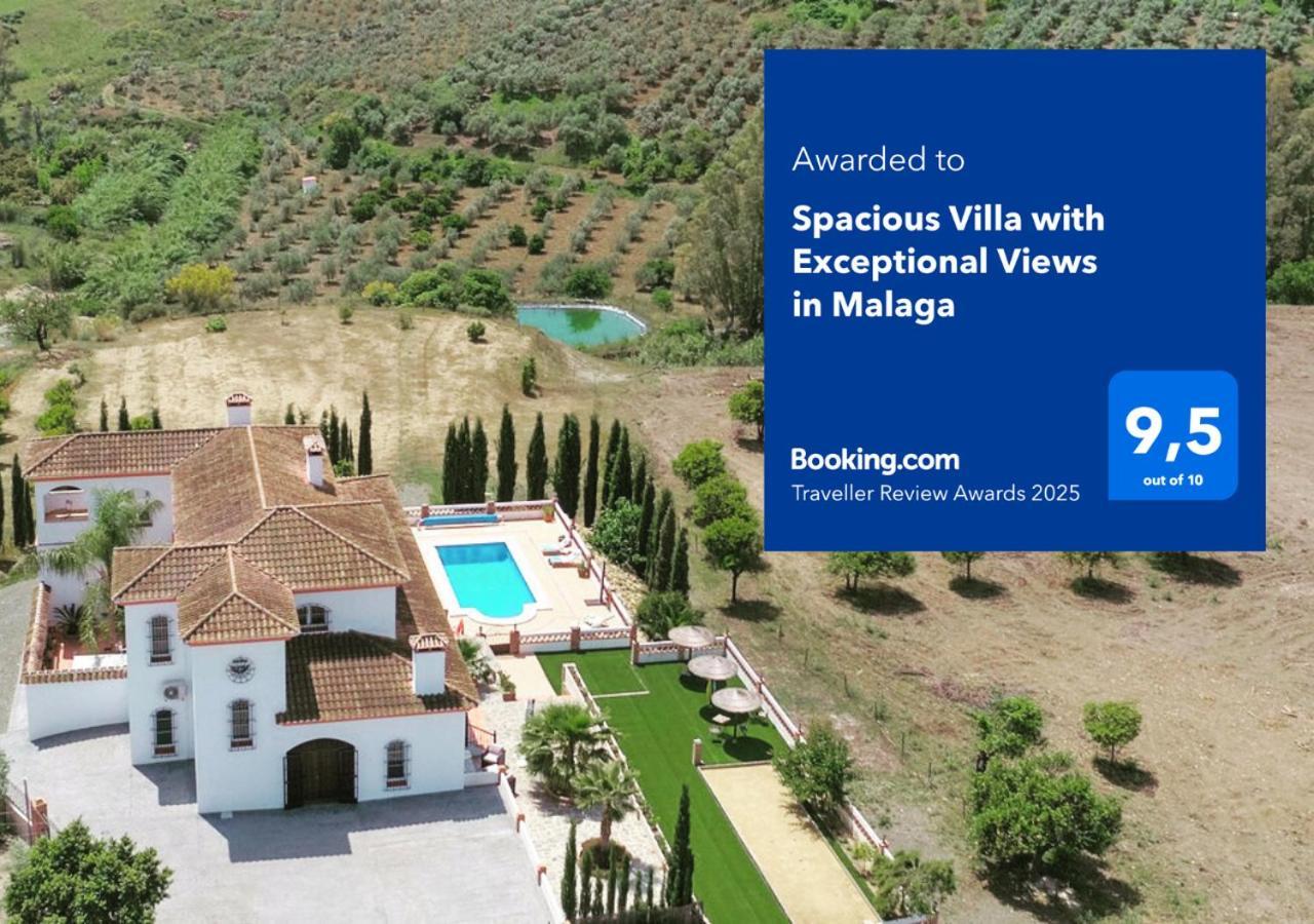Spacious Villa With Exceptional Views In Malaga Casarabonela Buitenkant foto